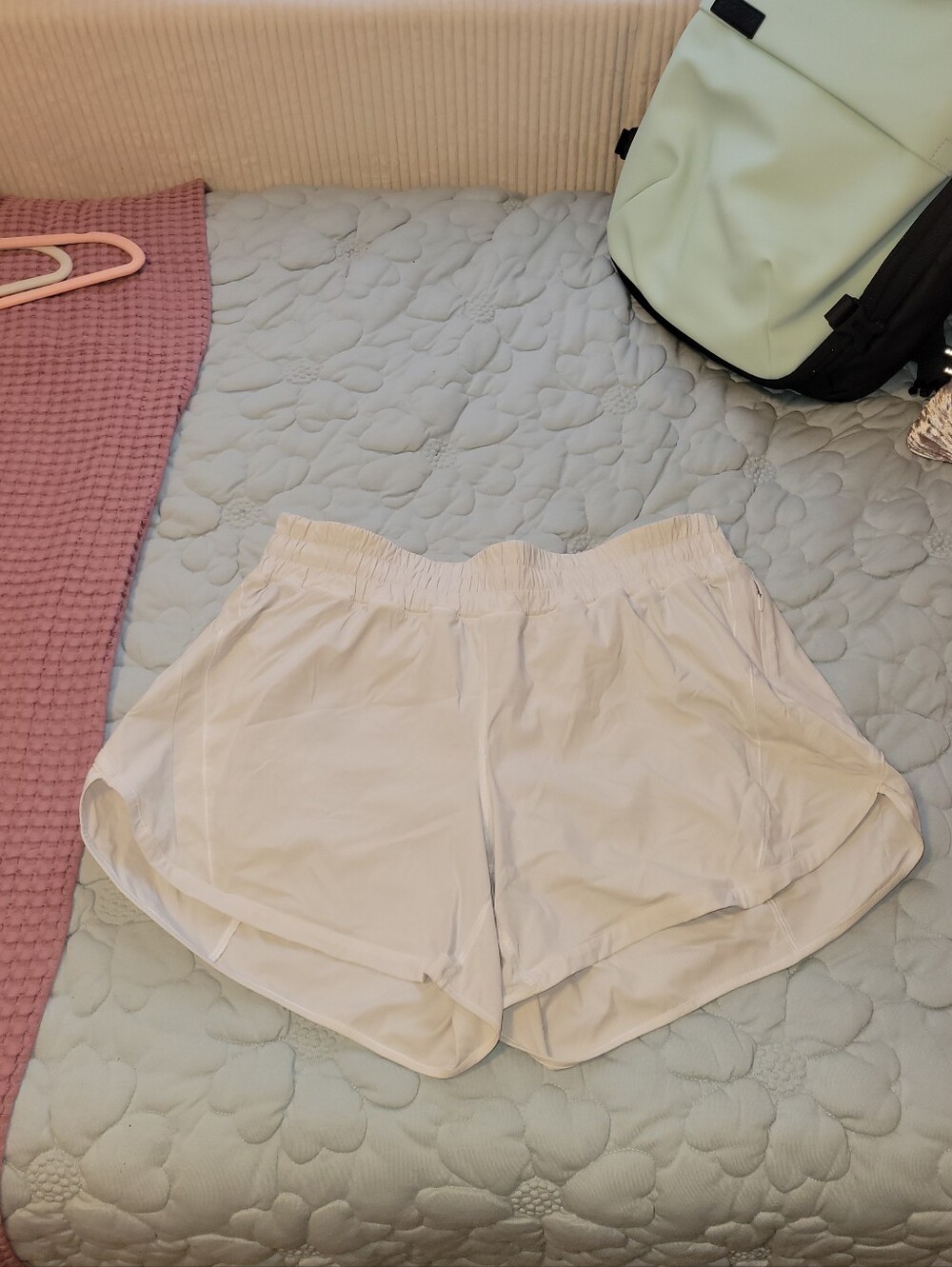Lululemon Track That High-Rise Lined Short 5" - White - Size 14